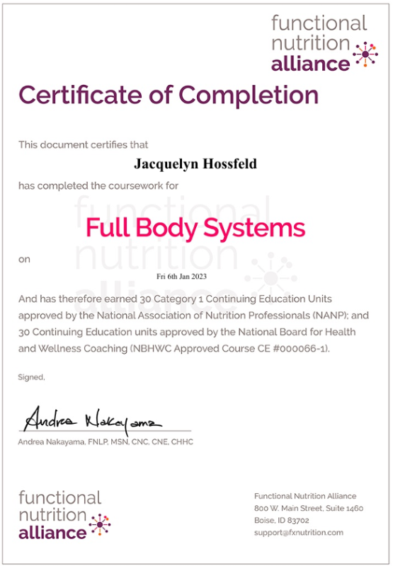 Functional Nutrition