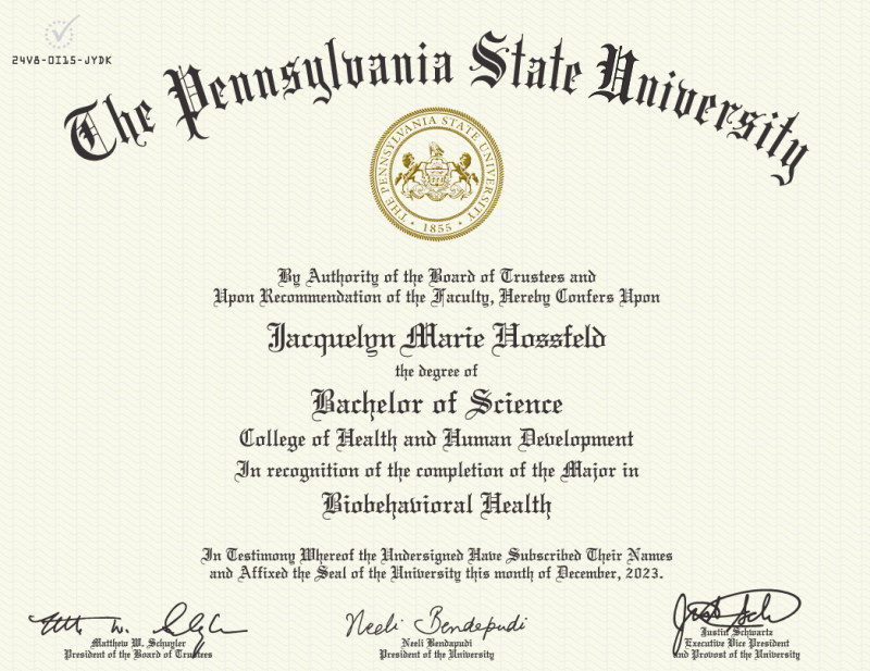 PSU Diploma